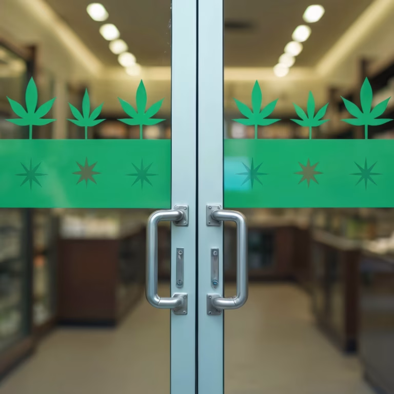 Licensed dispensary entrance
